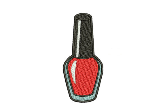 Bottle of Nail Polish Embroidery Design Holiday Review