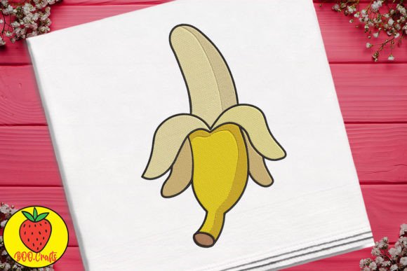 Cute Yellow Banana Embroidery Design Review