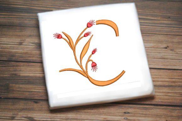 Floral Monogram Letter C: A Designer’s Sweatshirt Review