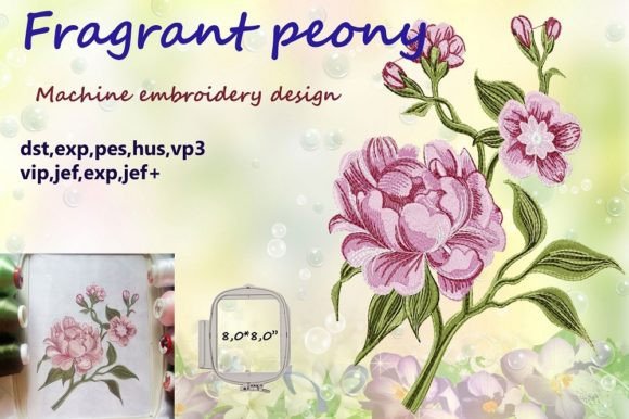 Fragrant Peony: A Craft Fair Embroidery Review