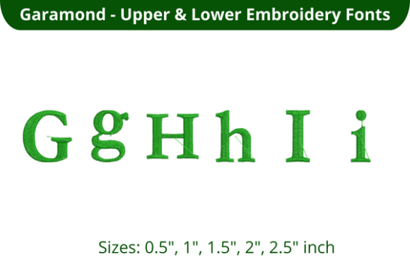 Garamond Font GHI: Elegant Personalization for Keepsakes