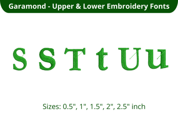 Garamond Font STU: A Designer's Real-World Embroidery Review
