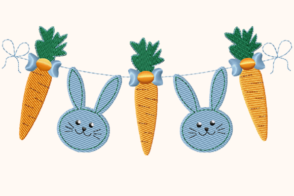 Garland Easter Bunny and Carrot for Boys Review