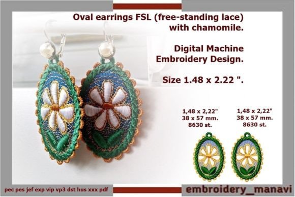 Oval FSL Earrings Chamomile: A Designer's Gift Review